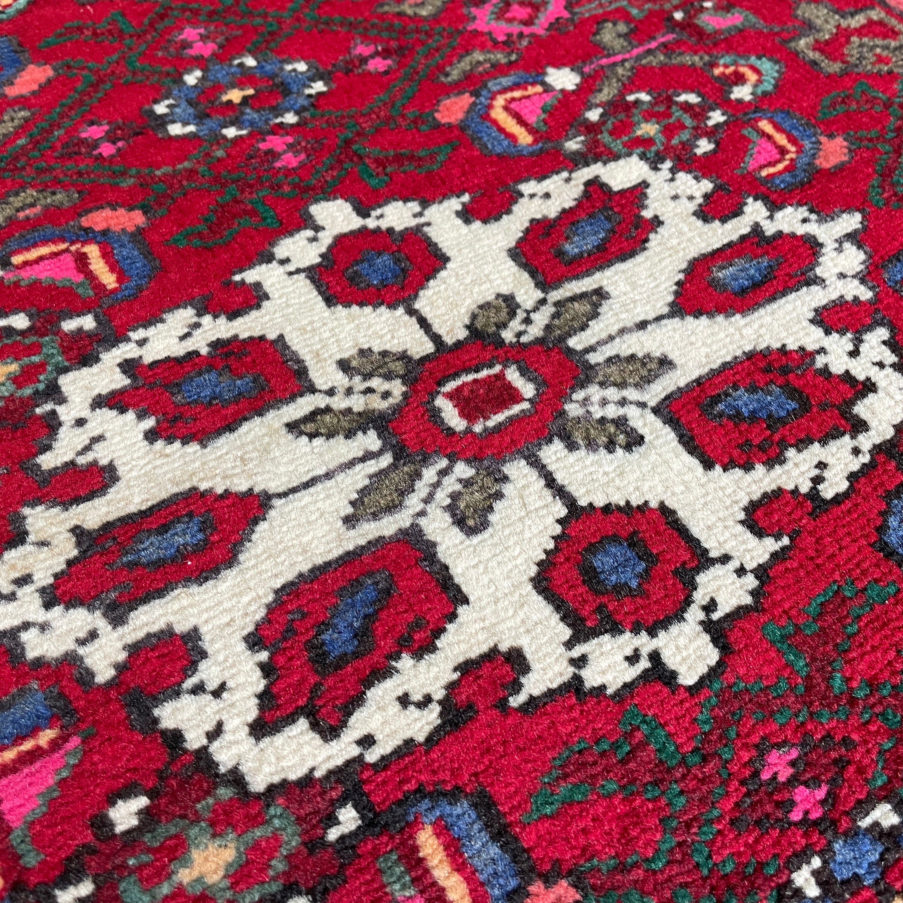 Old Persian Hamadan Rug c.1970