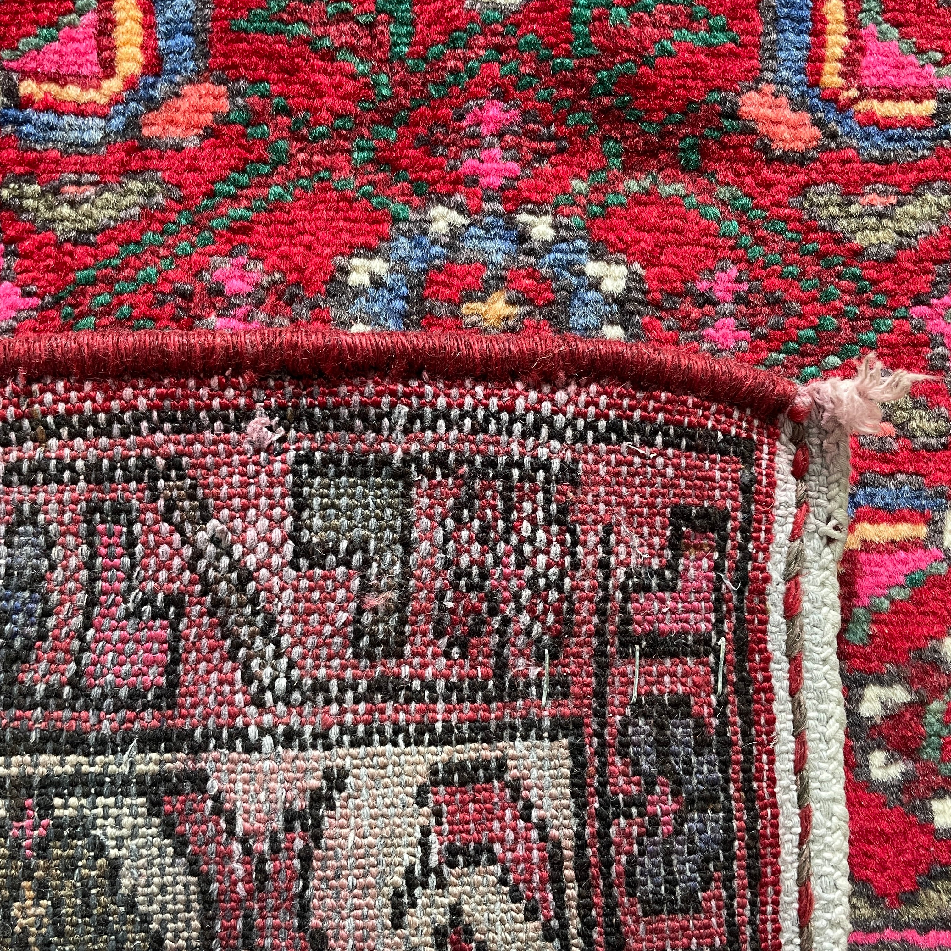 Old Persian Hamadan Rug c.1970