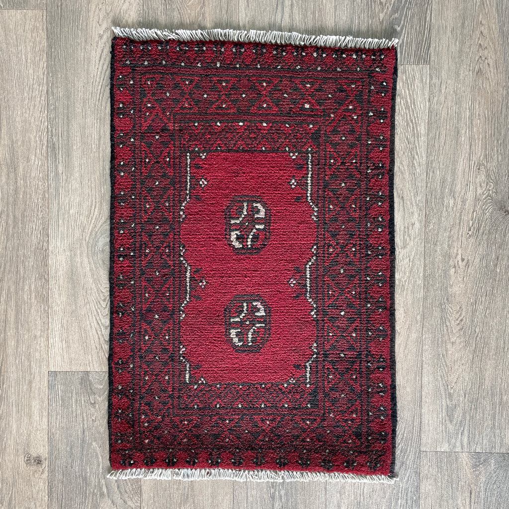 78 x 51 cm | Afghan Aqcha Door Mat - Khorasan Rugs