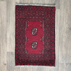 78 x 51 cm | Afghan Aqcha Door Mat - Khorasan Rugs