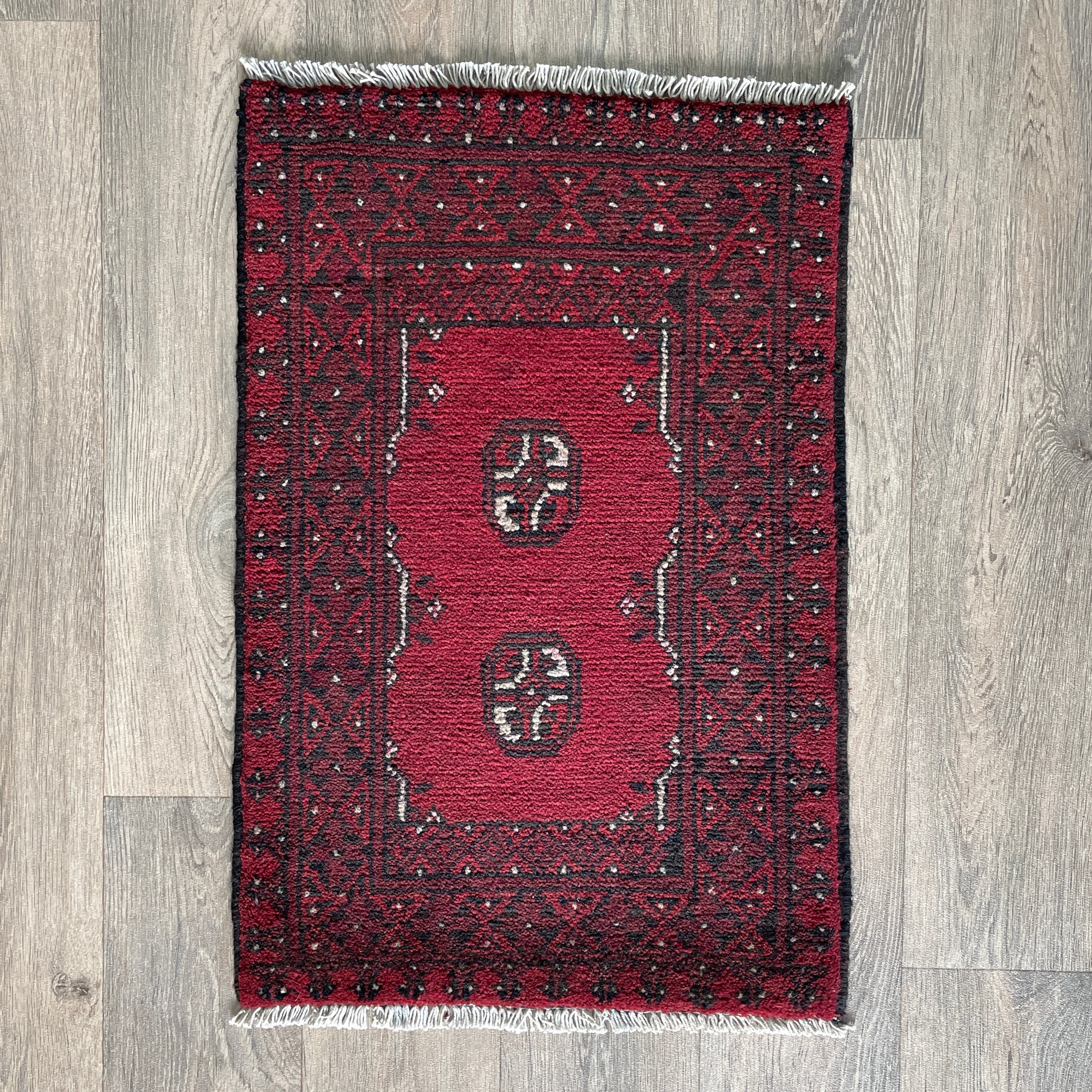 78 x 51 cm | Afghan Aqcha Door Mat - Khorasan Rugs