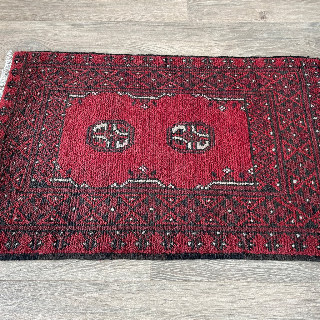 78 x 51 cm | Afghan Aqcha Door Mat - Khorasan Rugs