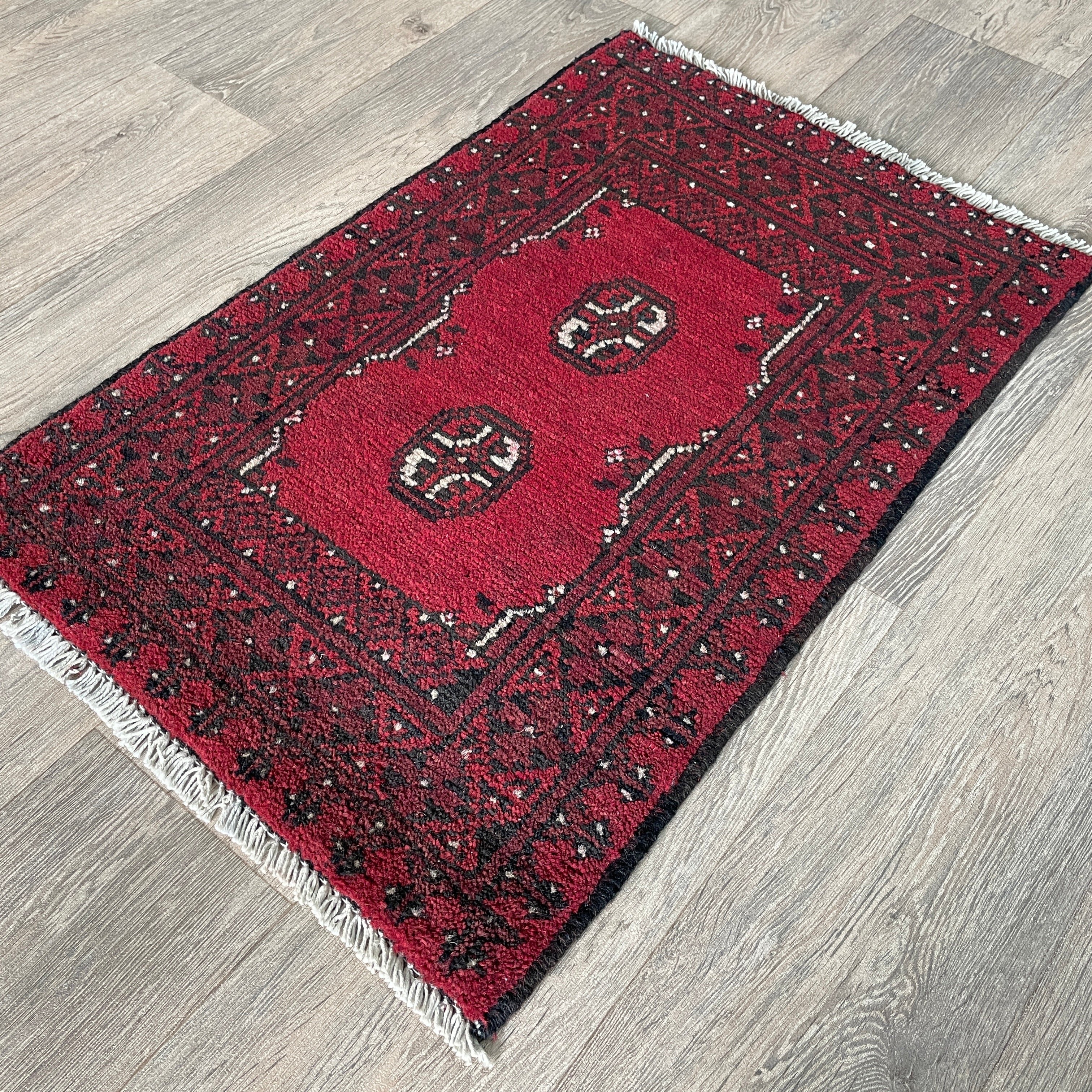 78 x 51 cm | Afghan Aqcha Door Mat - Khorasan Rugs
