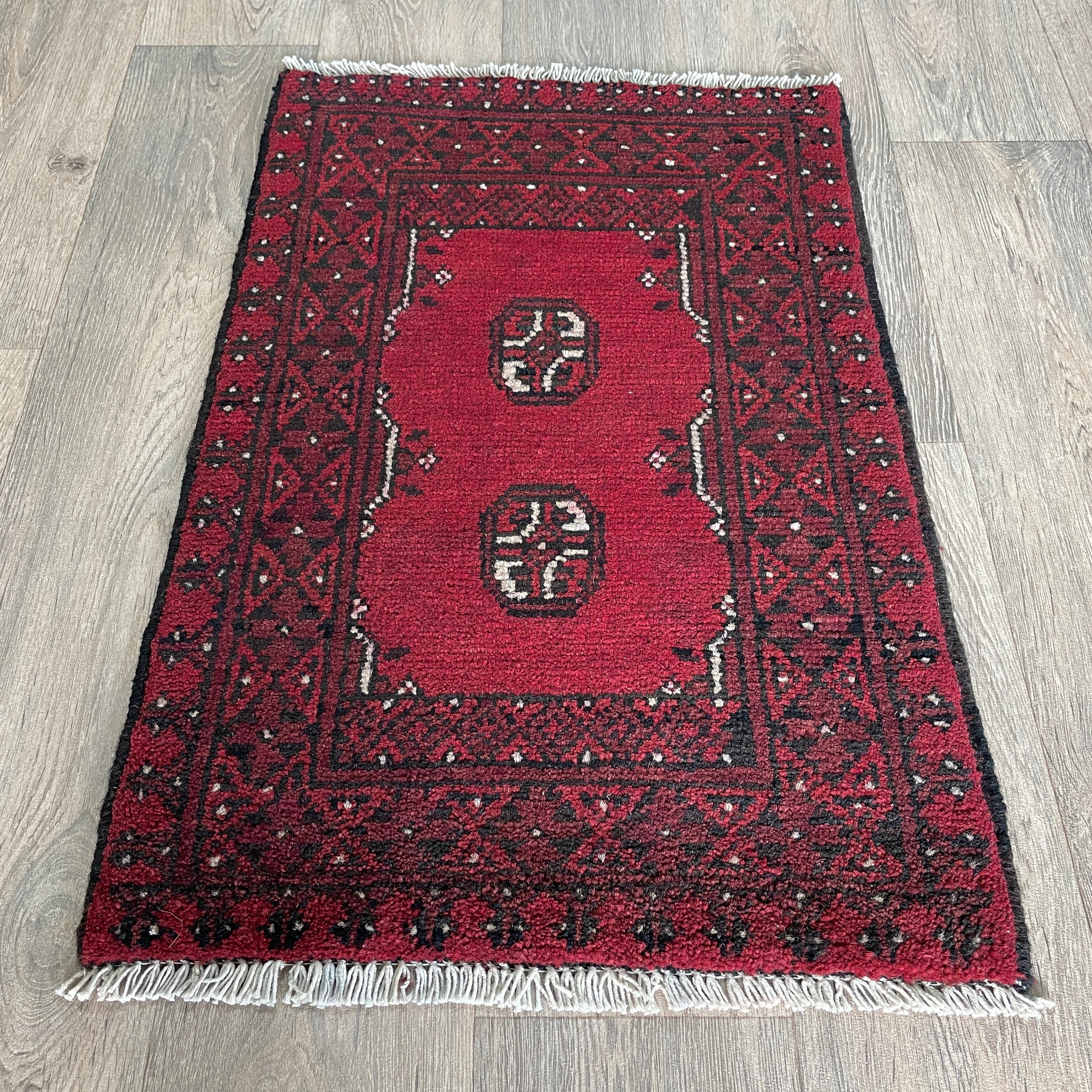 78 x 51 cm | Afghan Aqcha Door Mat - Khorasan Rugs