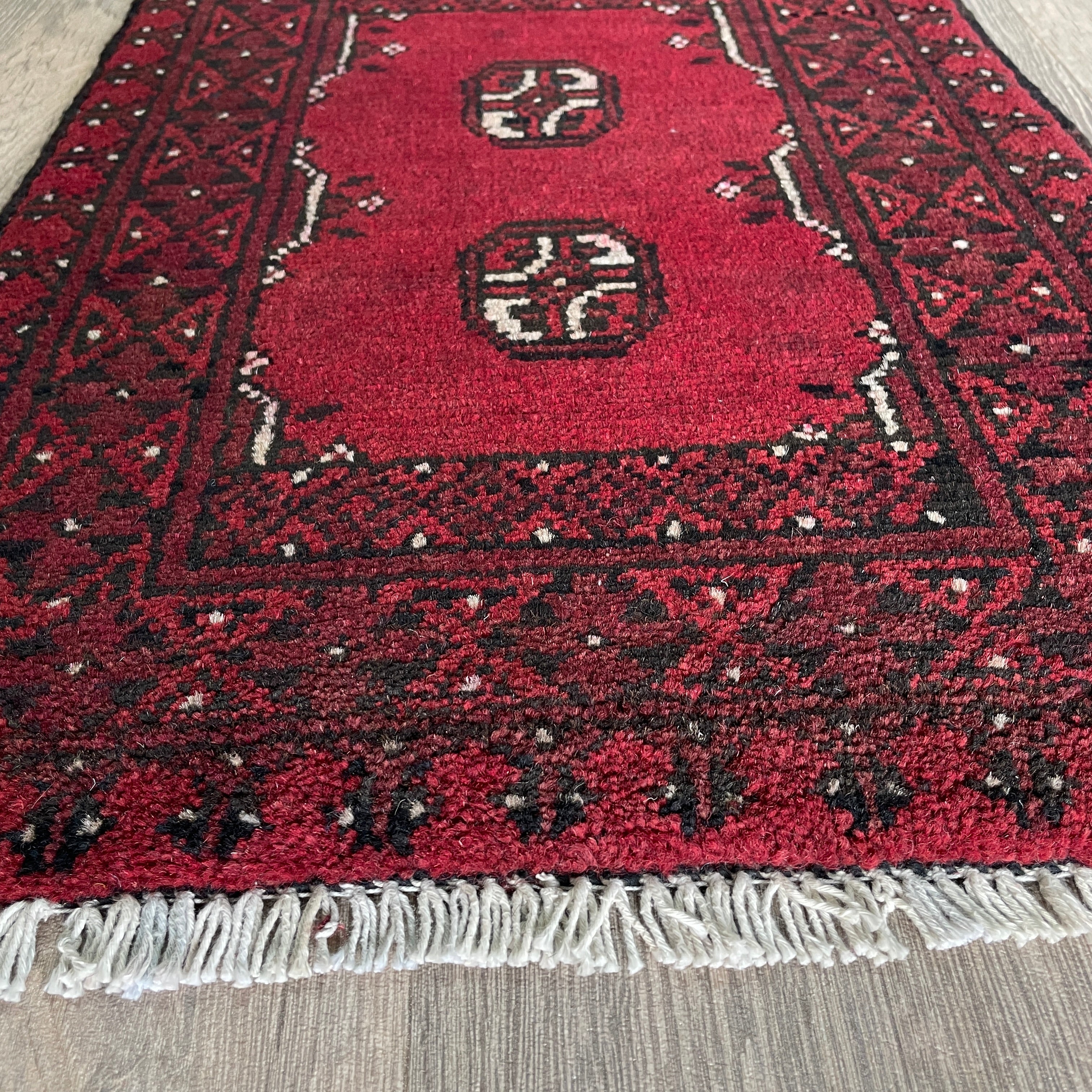 78 x 51 cm | Afghan Aqcha Door Mat - Khorasan Rugs