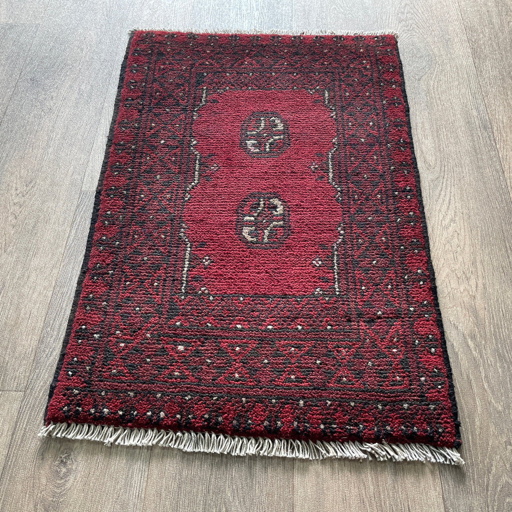 78 x 51 cm | Afghan Aqcha Door Mat - Khorasan Rugs