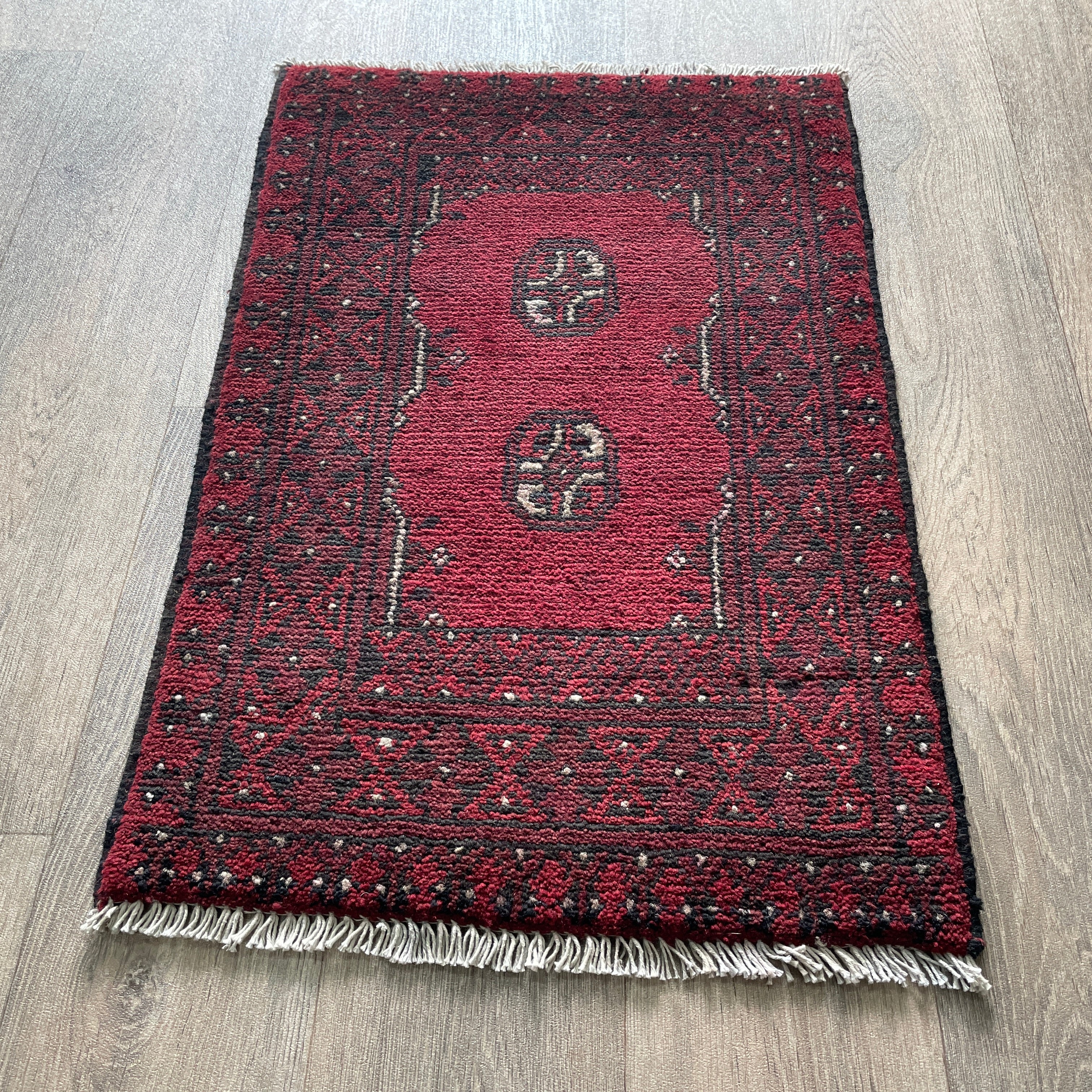 78 x 51 cm | Afghan Aqcha Door Mat - Khorasan Rugs