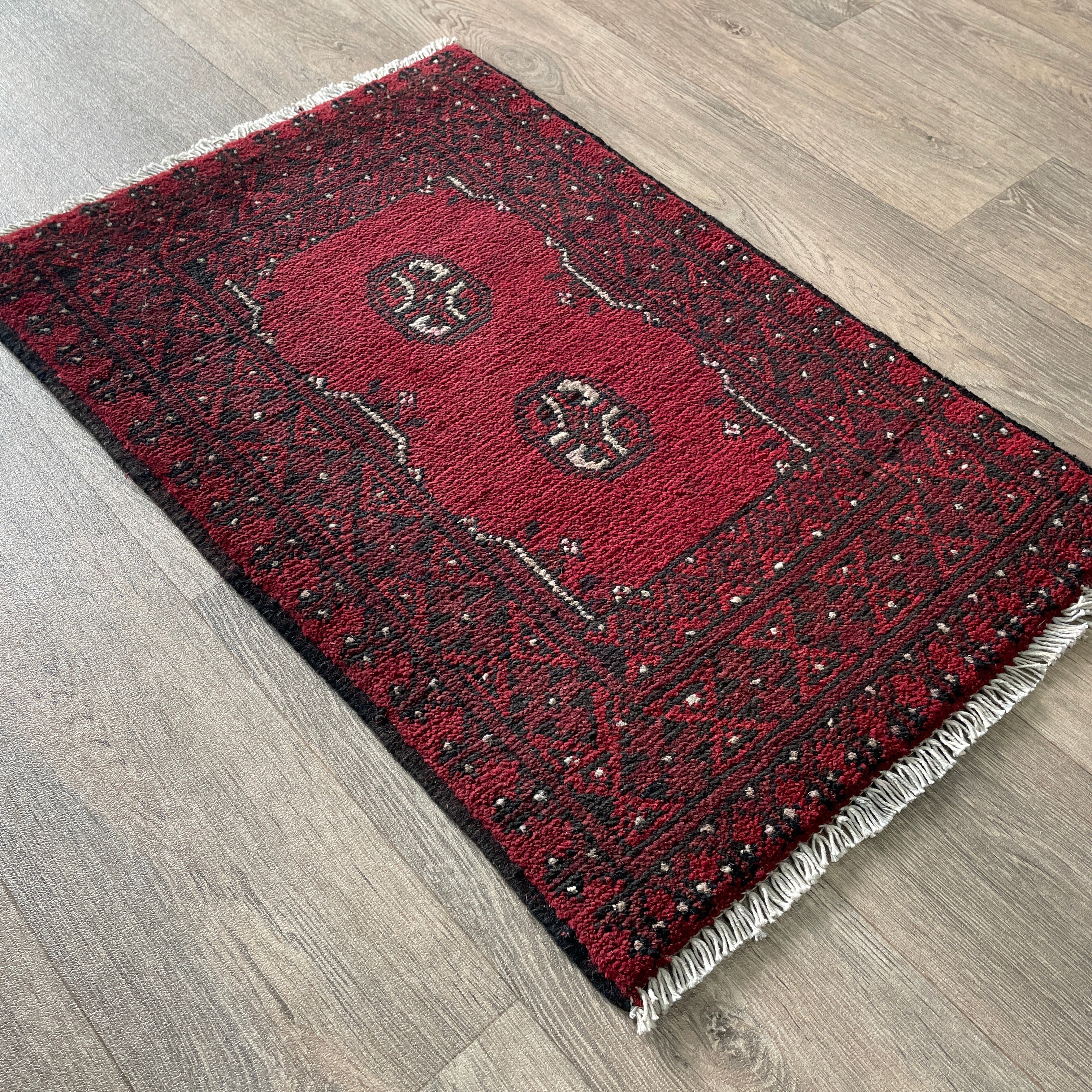 78 x 51 cm | Afghan Aqcha Door Mat - Khorasan Rugs