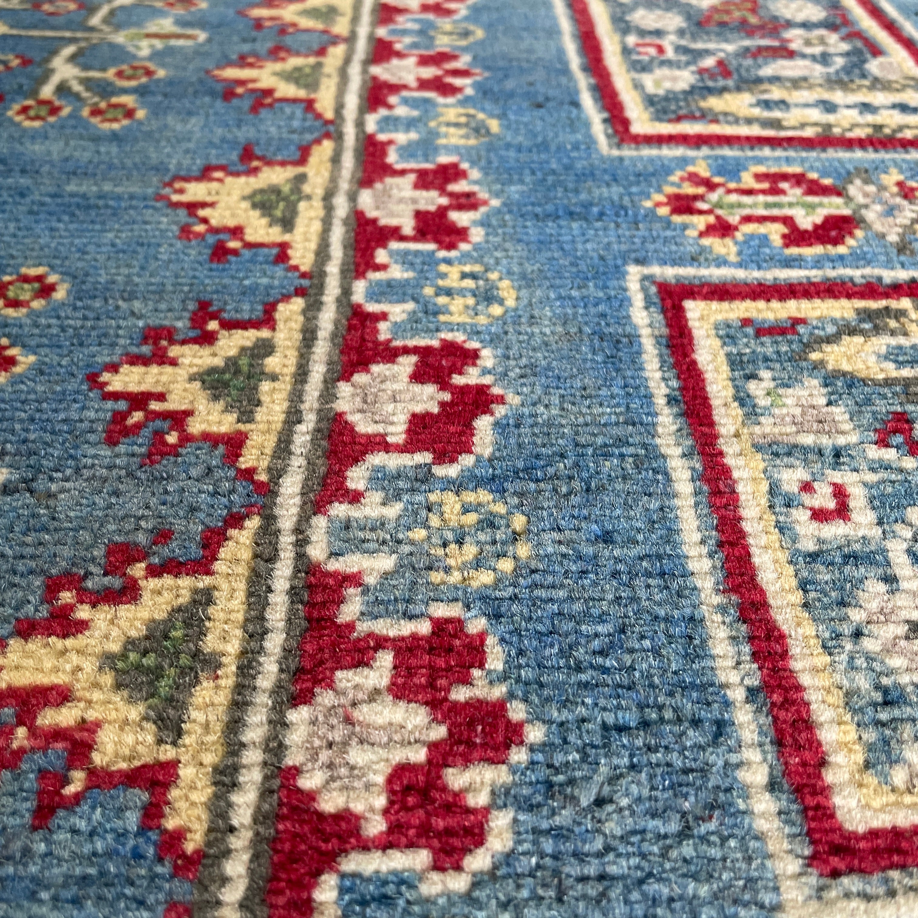 Afghan Ziegler Rug 'Tray of Flowers'