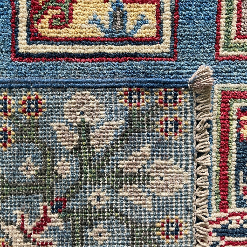 Afghan Ziegler Rug 'Tray of Flowers'