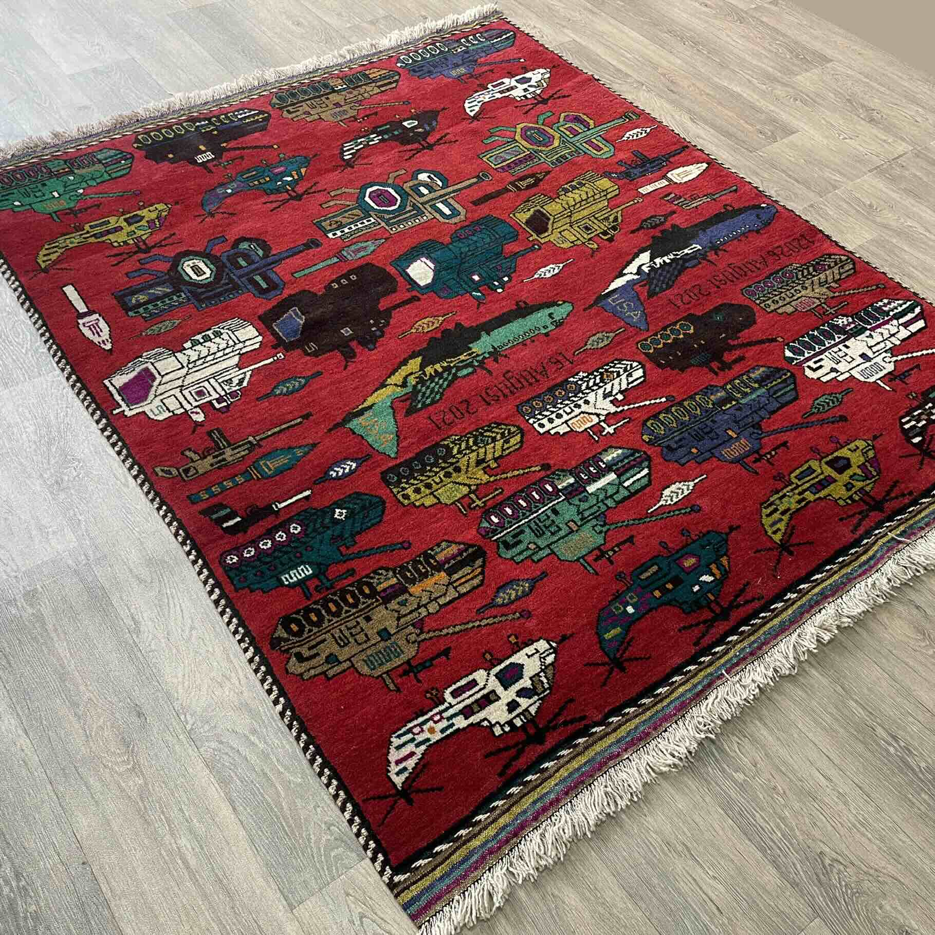 Afghan Large War Rug