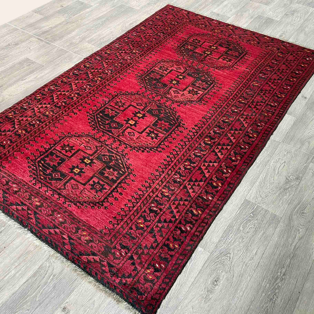 Old Afghan Ersari Rug c. 1950
