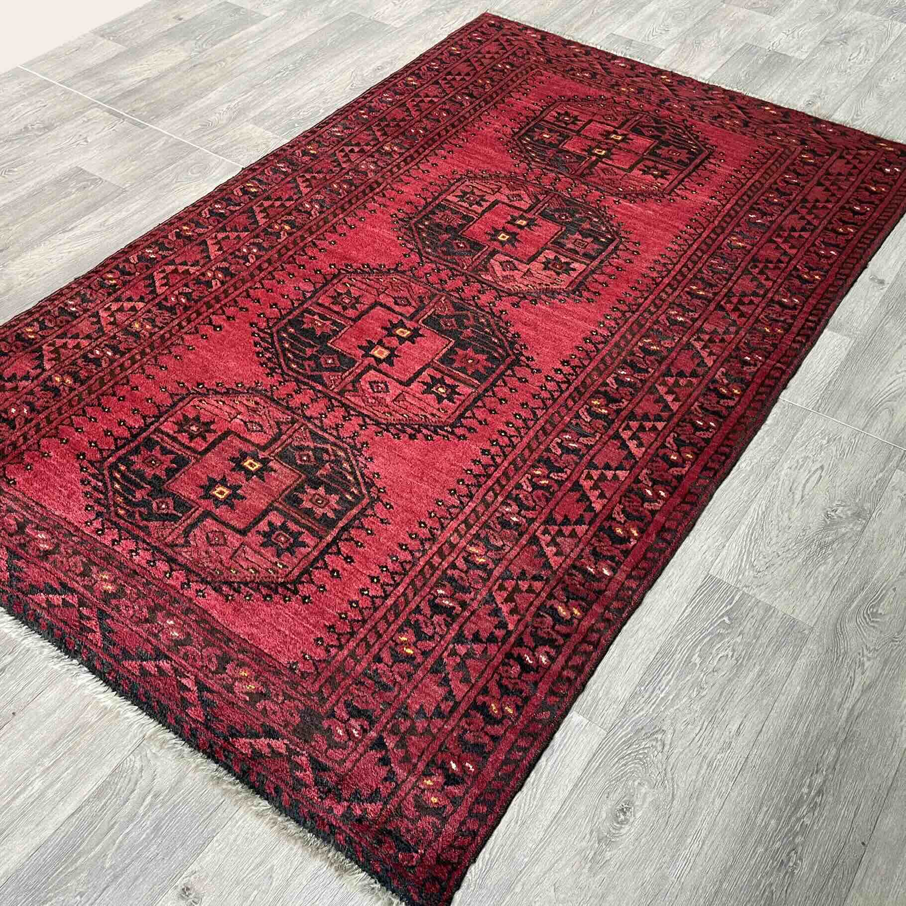 Old Afghan Ersari Rug c. 1950