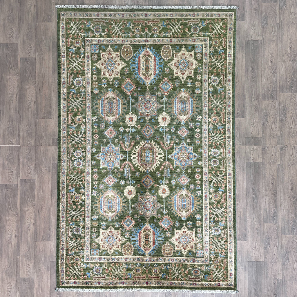 294 x 183 cm | Afghan Sultani Rug - Khorasan Rugs