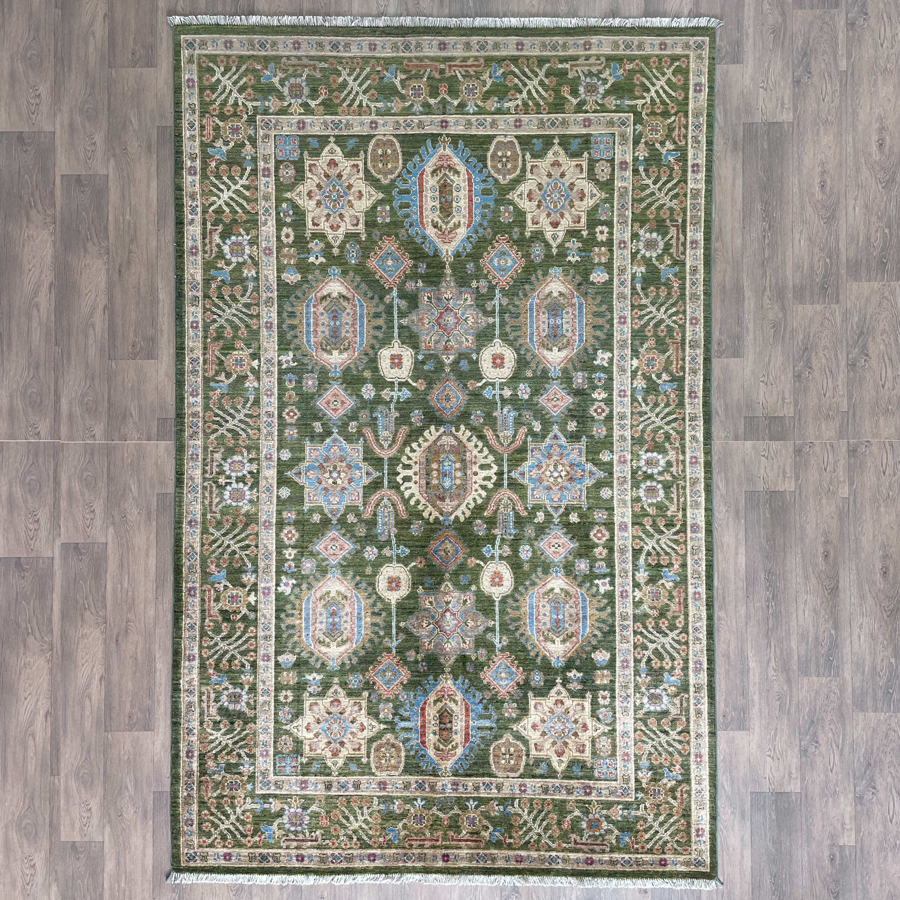 294 x 183 cm | Afghan Sultani Rug - Khorasan Rugs