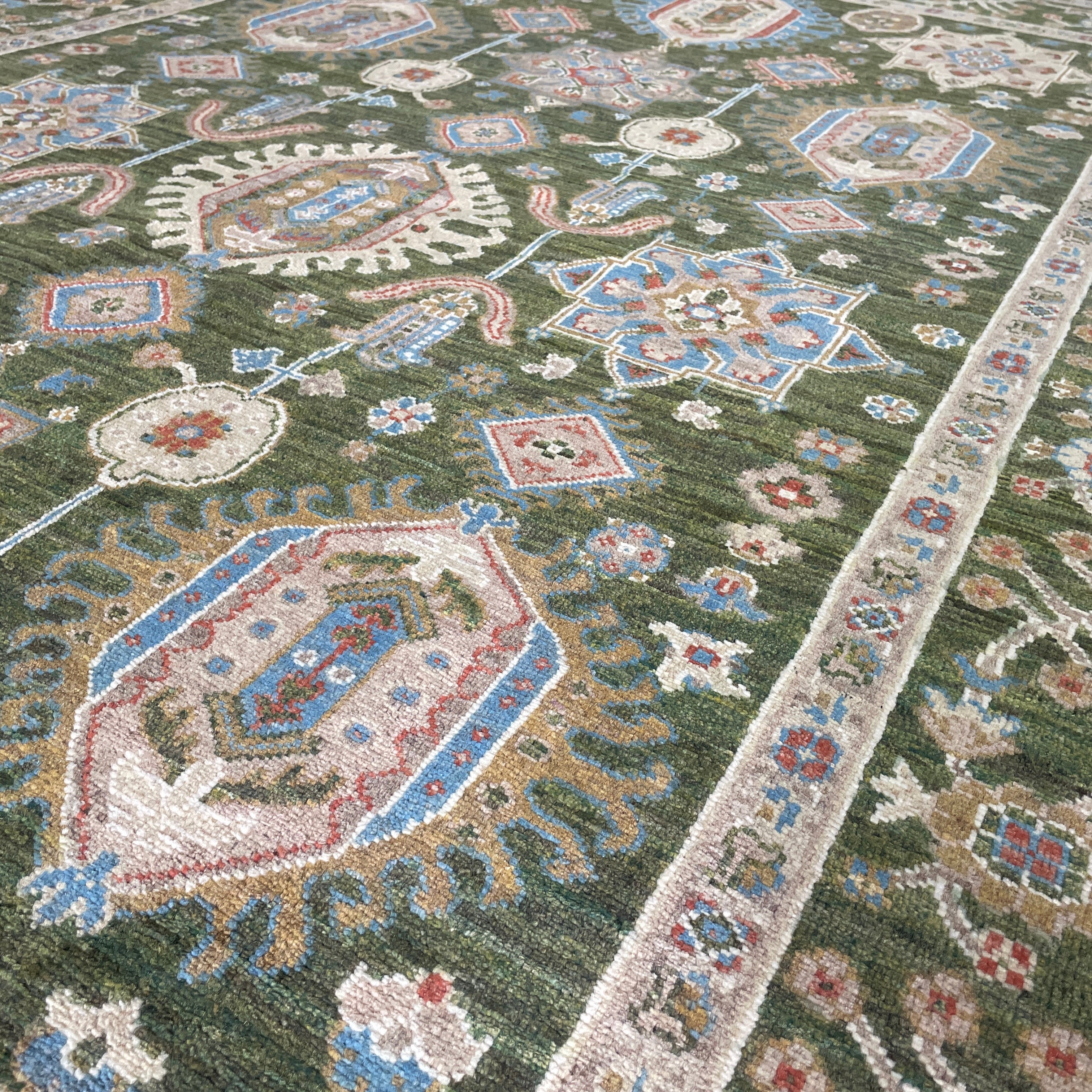 294 x 183 cm | Afghan Sultani Rug - Khorasan Rugs