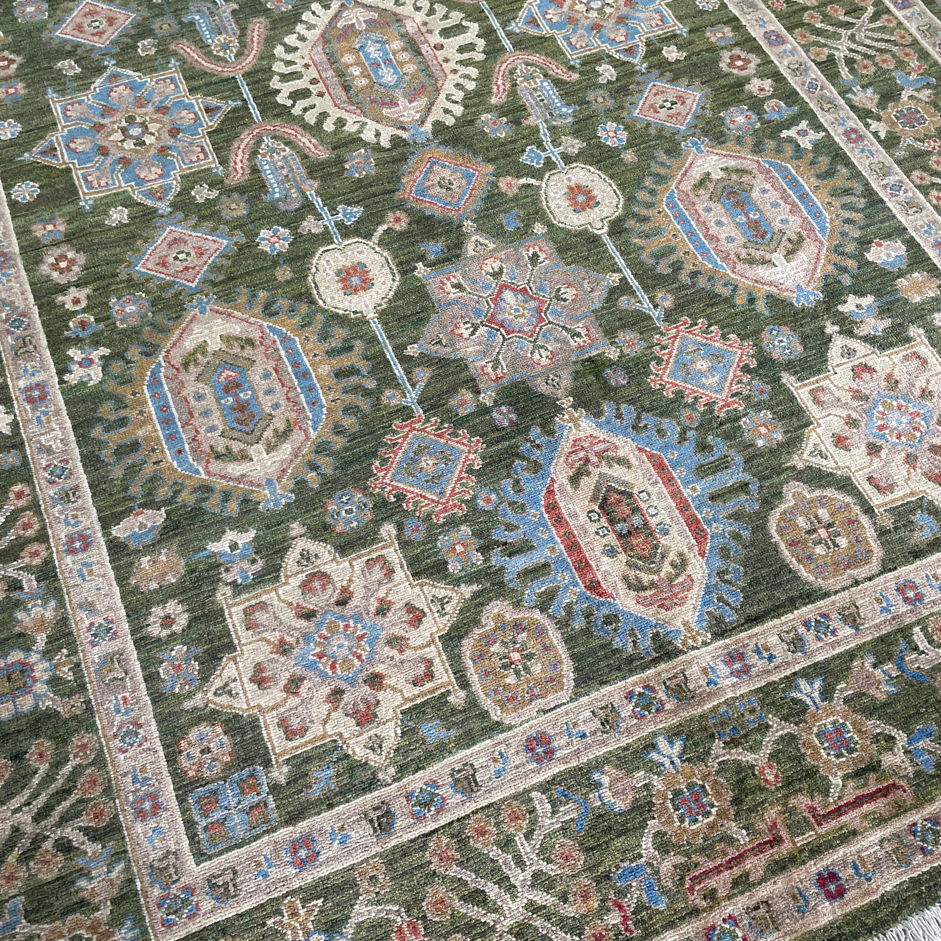 294 x 183 cm | Afghan Sultani Rug - Khorasan Rugs