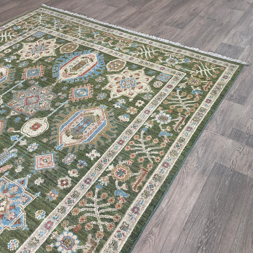 294 x 183 cm | Afghan Sultani Rug - Khorasan Rugs
