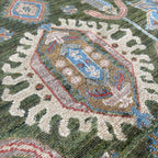 294 x 183 cm | Afghan Sultani Rug - Khorasan Rugs