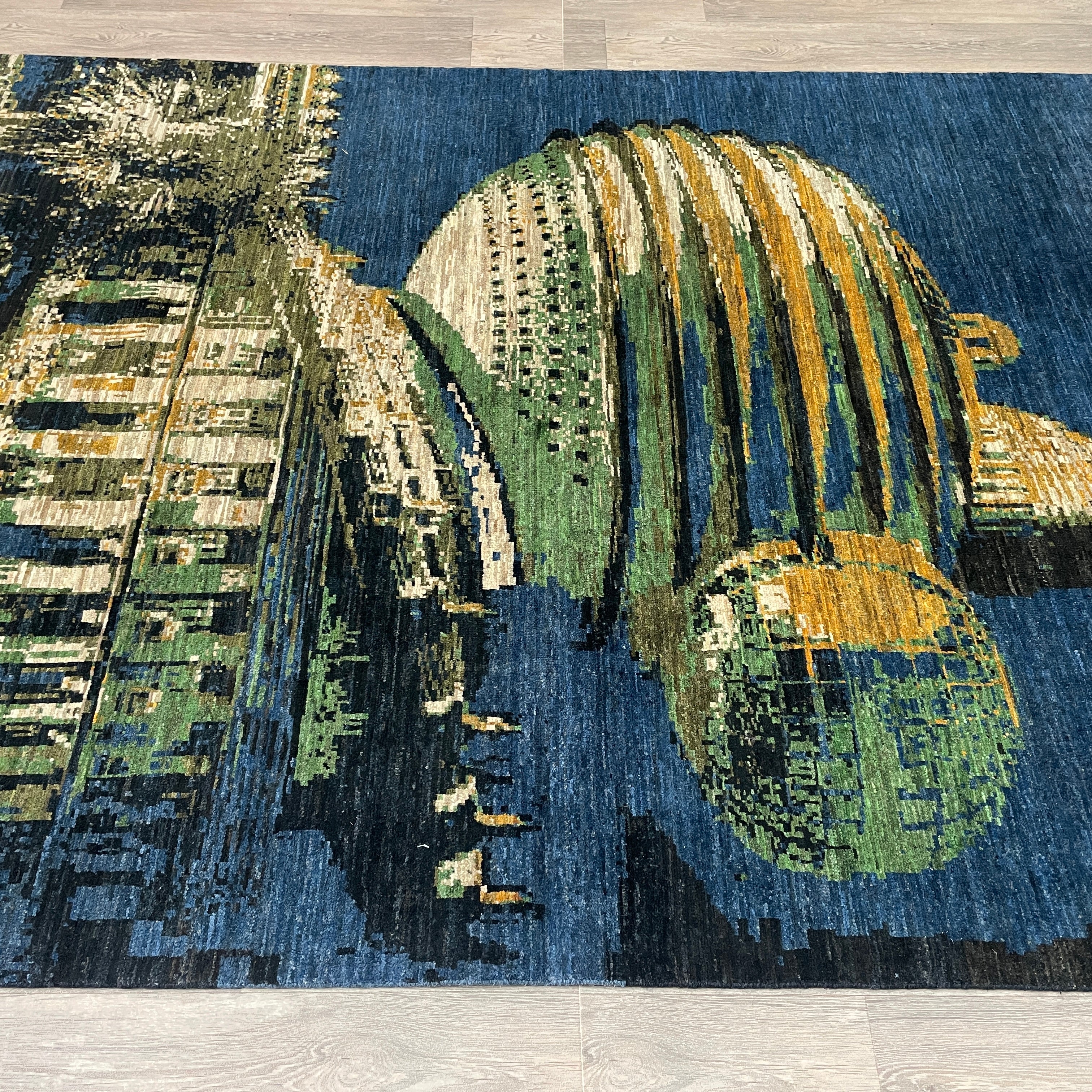 240 x 165 cm | Afghan Fine Contemporary Rug - Khorasan Rugs
