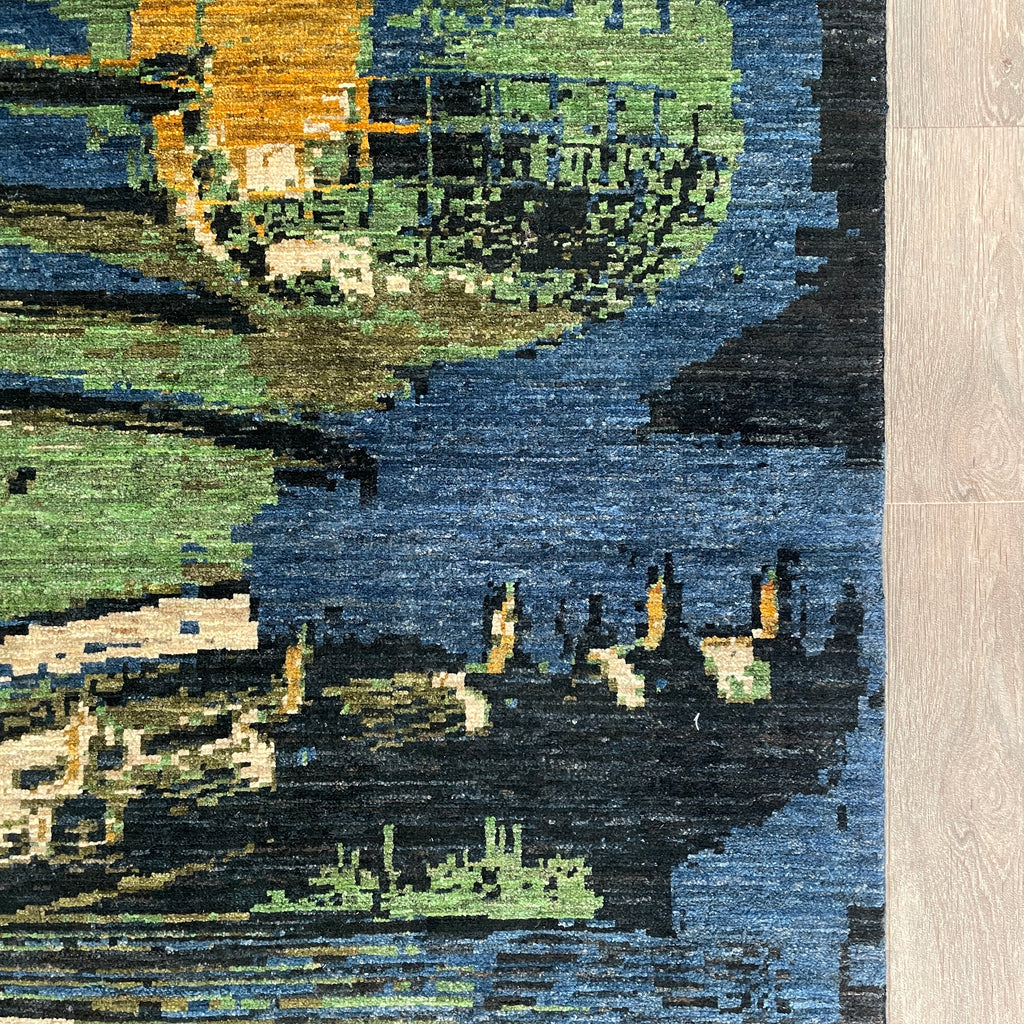 240 x 165 cm | Afghan Fine Contemporary Rug - Khorasan Rugs