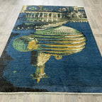240 x 165 cm | Afghan Fine Contemporary Rug - Khorasan Rugs