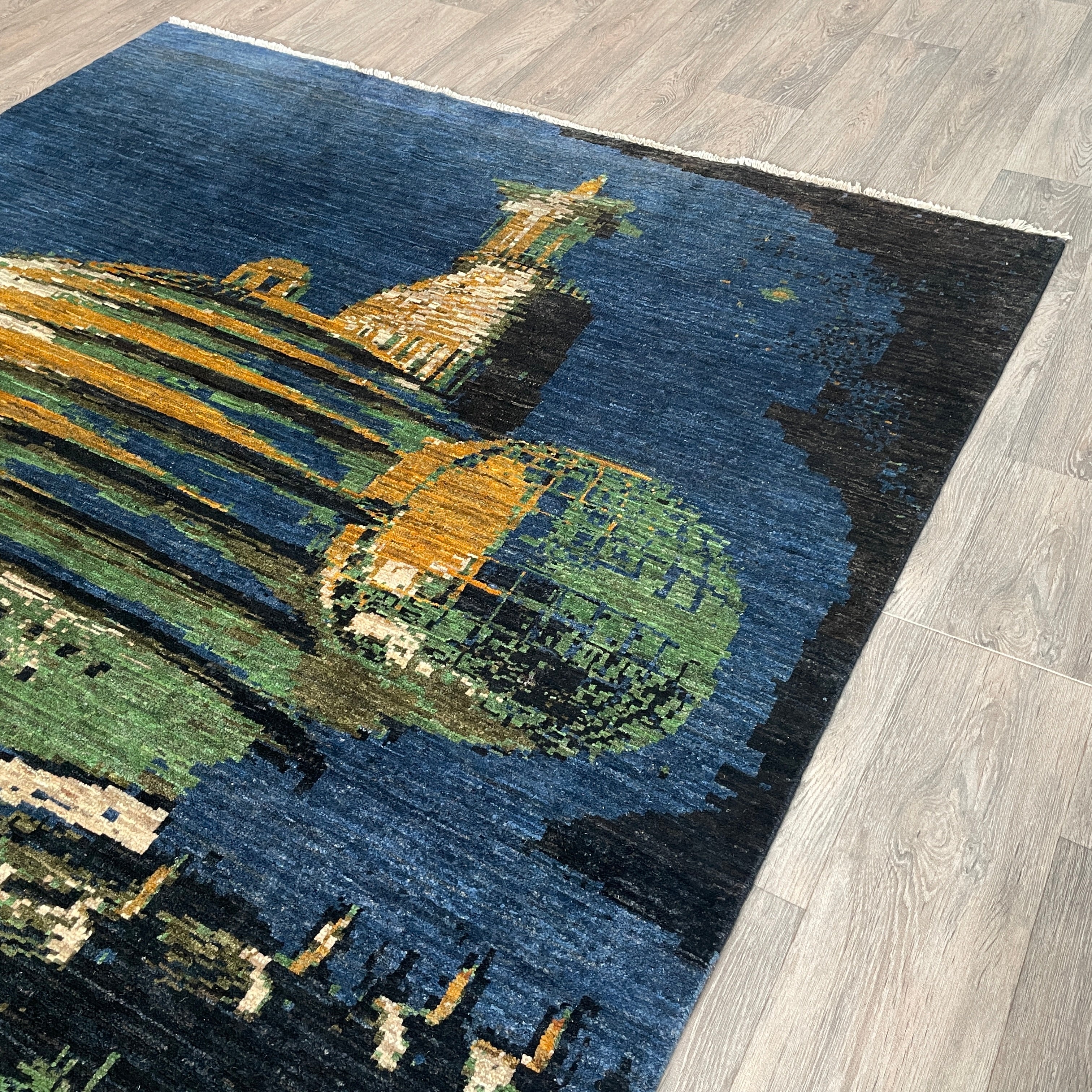 240 x 165 cm | Afghan Fine Contemporary Rug - Khorasan Rugs