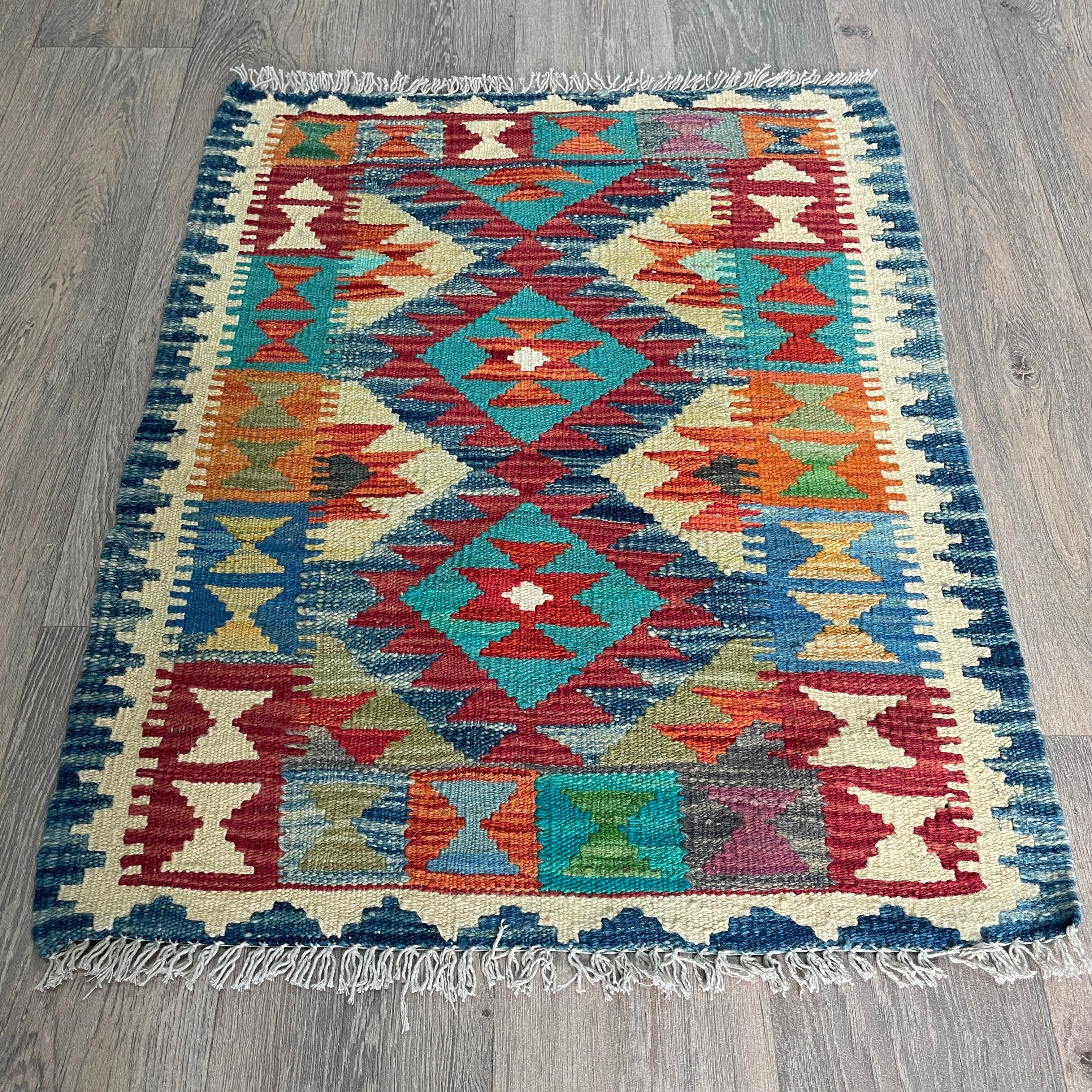 Afghan Kilim Door Mat