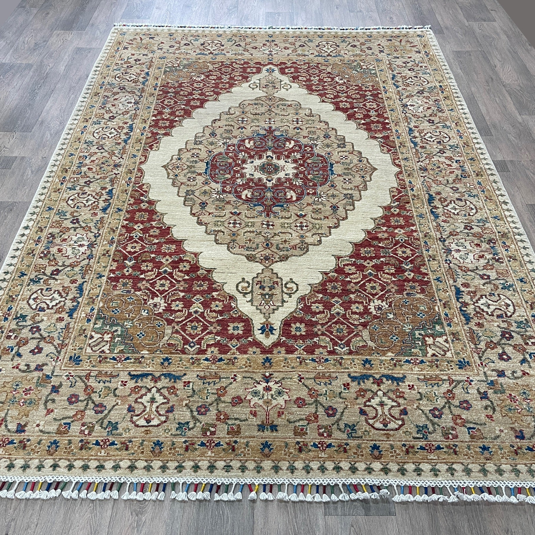 265 x 181 cm | Afghan Heriz Rug - Khorasan Rugs