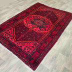 Vintage Persian Hamadan Rug c. 1970