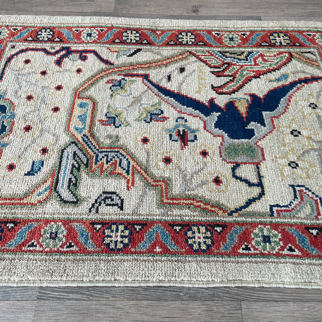 Turkish Ushak Small Rug