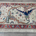 Turkish Ushak Small Rug