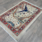 Turkish Ushak Small Rug