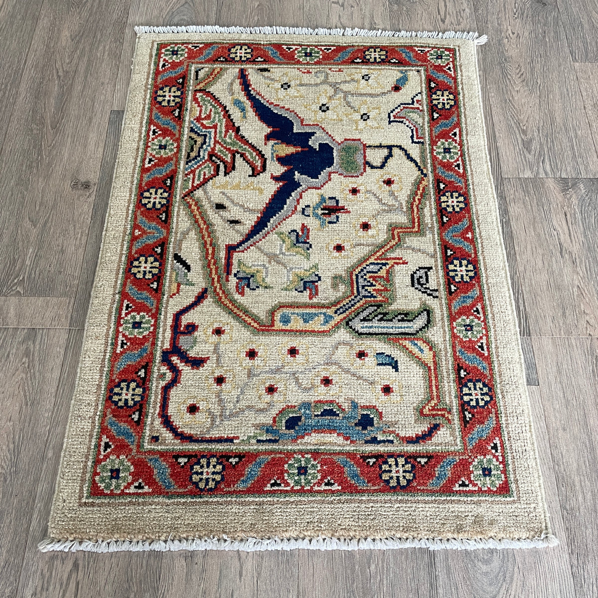 Turkish Ushak Small Rug