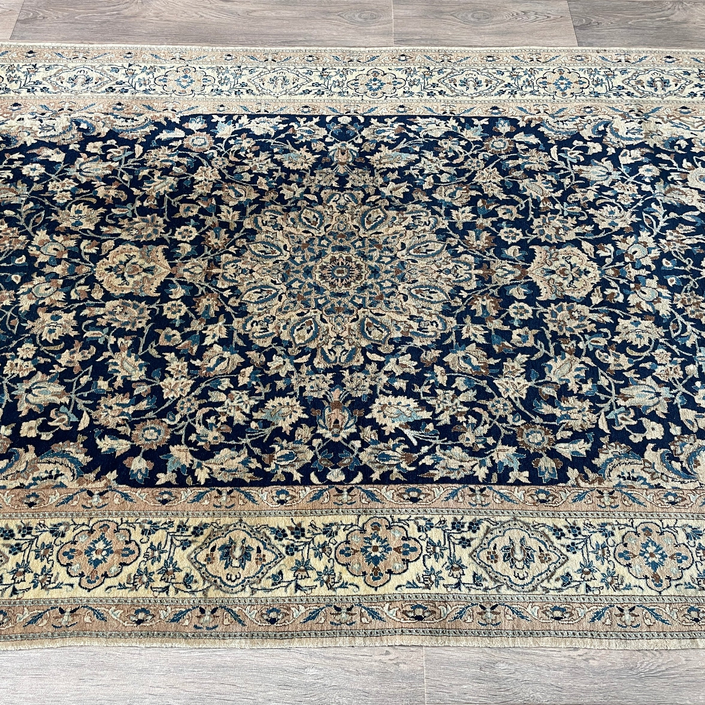 247 x 126 cm | Persian Nain Rug (Antique 1940)