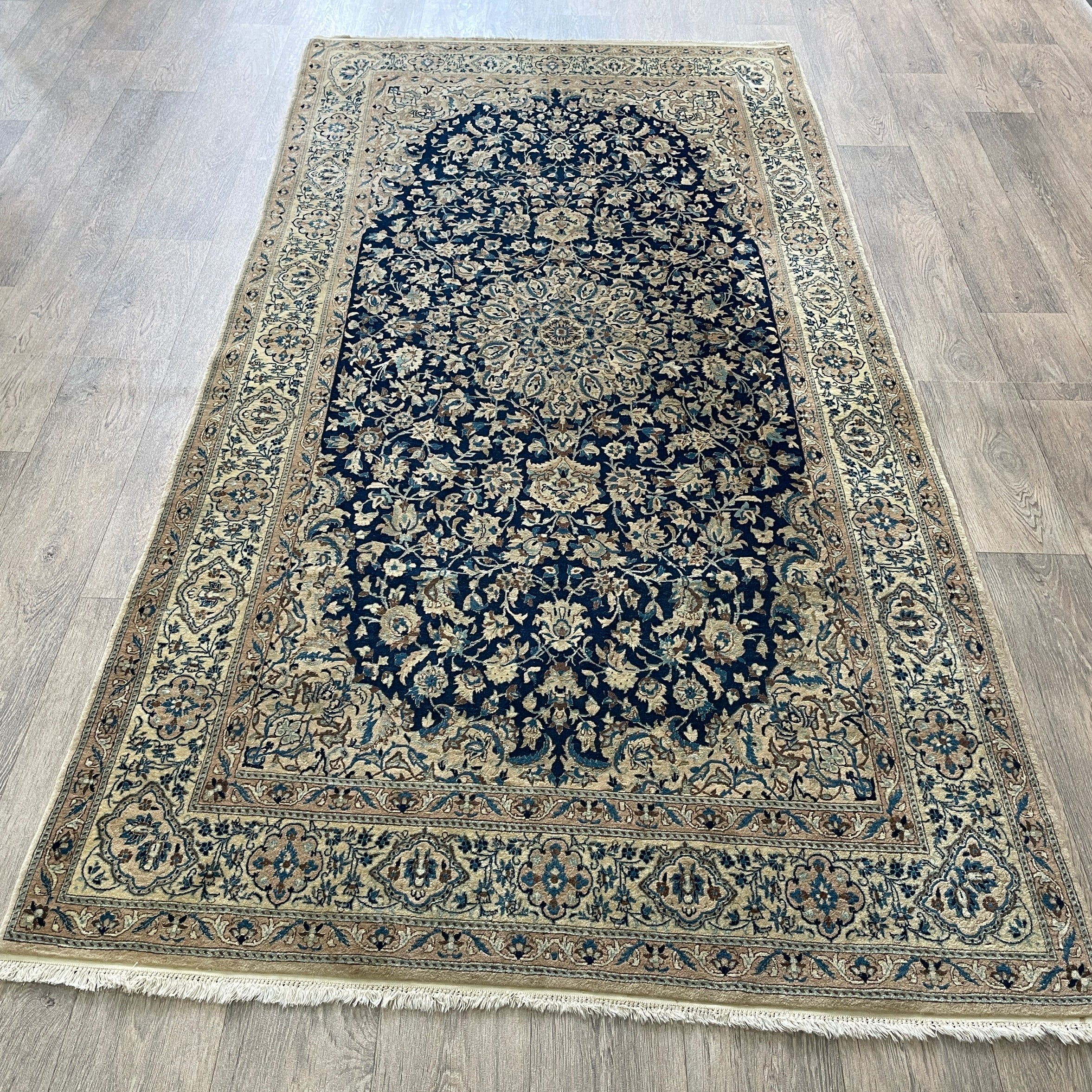247 x 126 cm | Persian Nain Rug (Antique 1940)