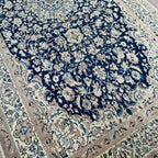 247 x 126 cm | Persian Nain Rug (Antique 1940)