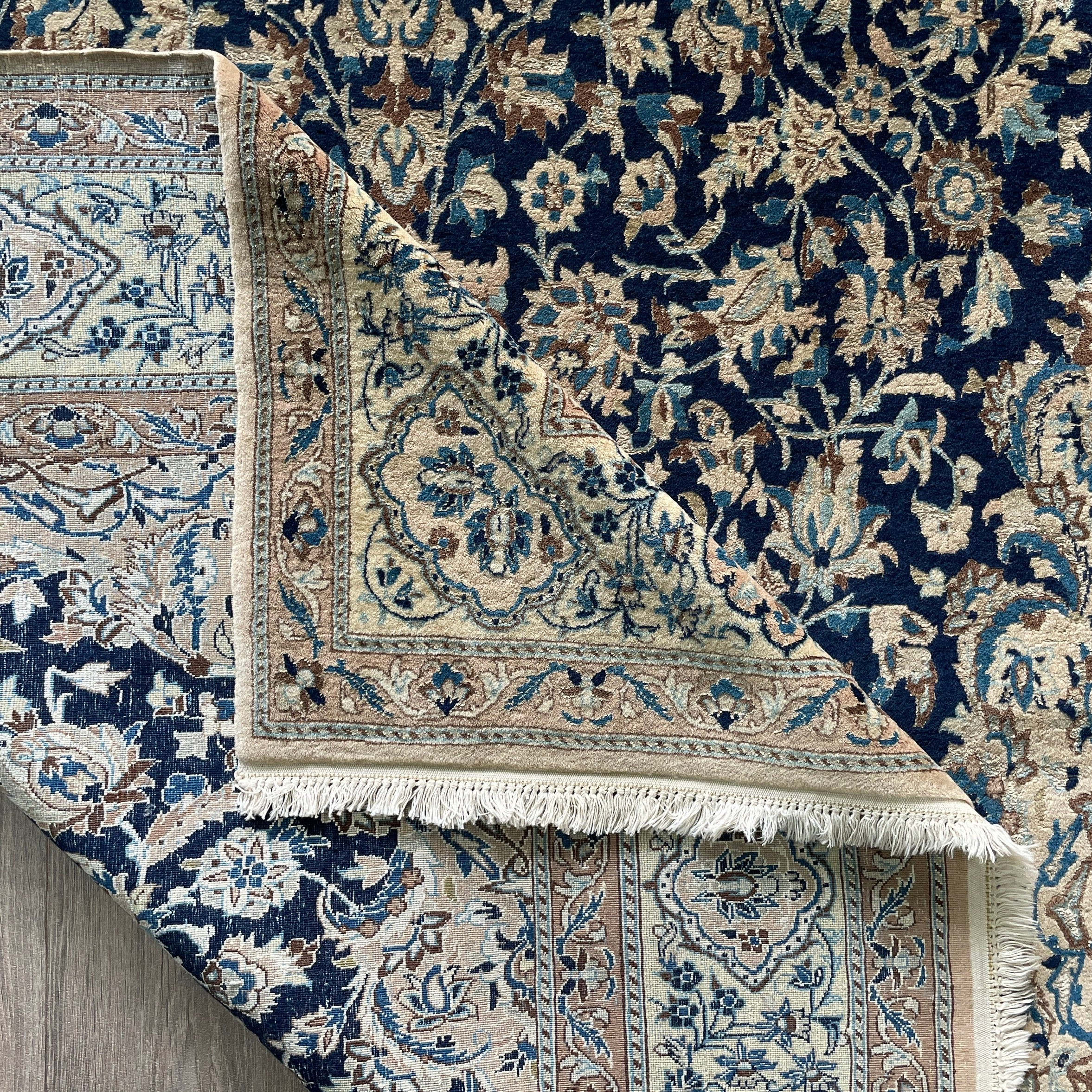 247 x 126 cm | Persian Nain Rug (Antique 1940)