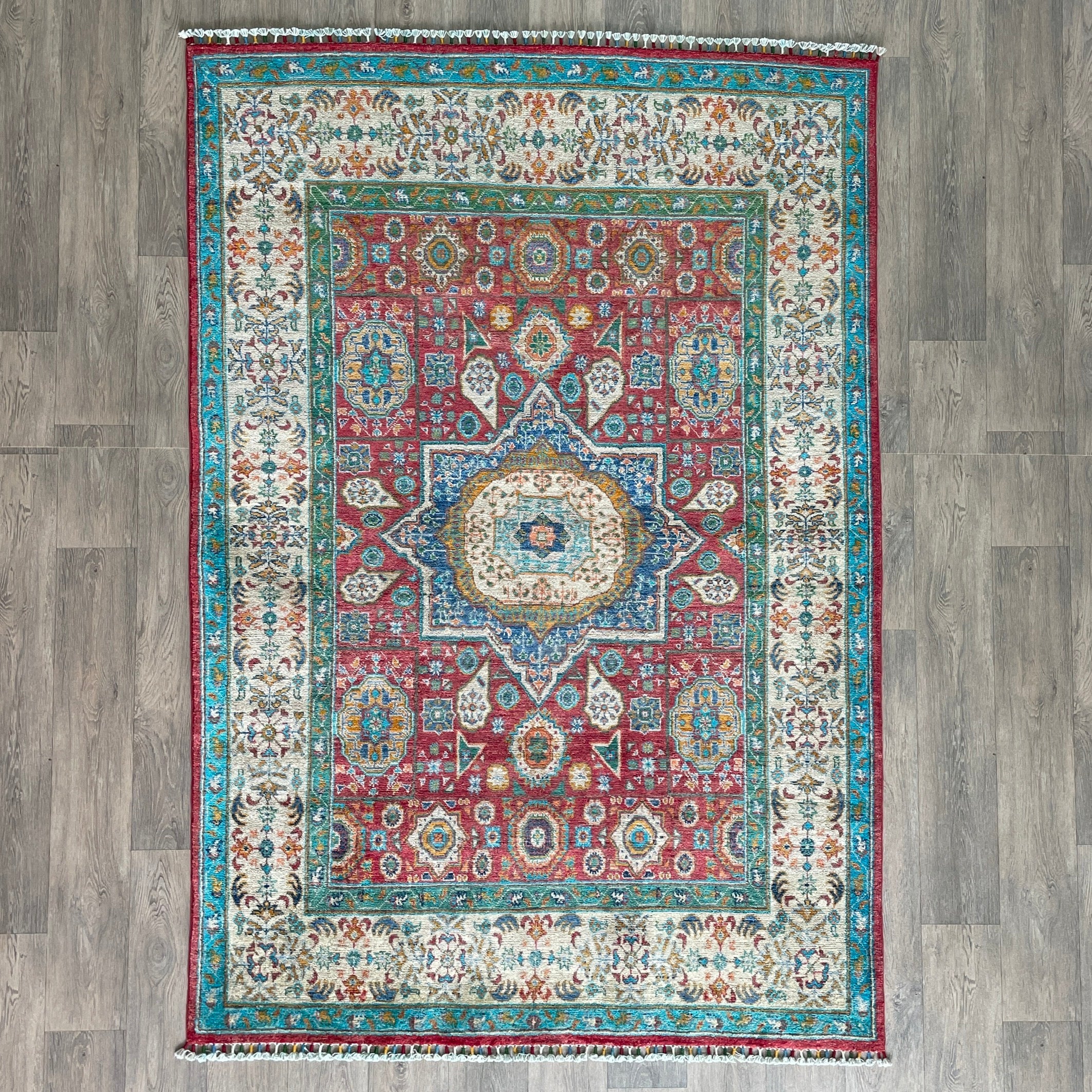 220 x 149 cm | Afghan Mamluk Rug