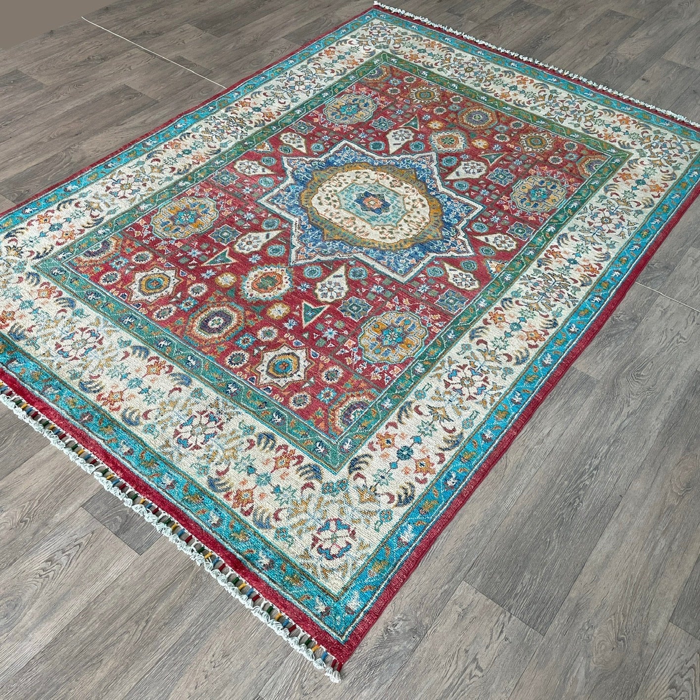 220 x 149 cm | Afghan Mamluk Rug