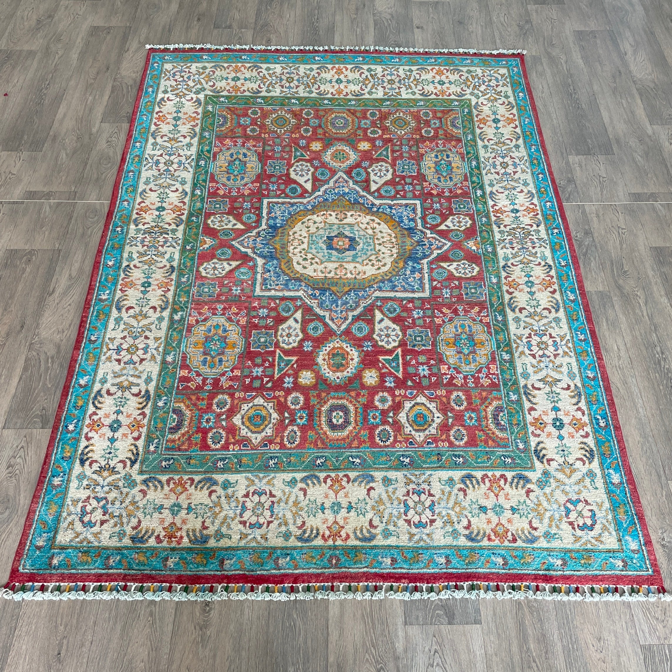 220 x 149 cm | Afghan Mamluk Rug