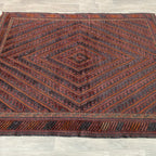 200 x 155 cm | Afghan Mushwani Rug - Khorasan Rugs