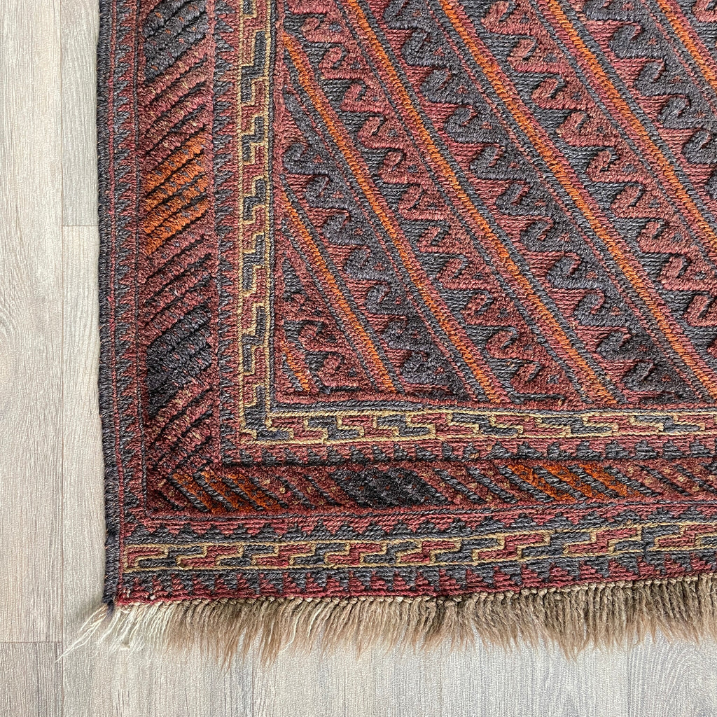 200 x 155 cm | Afghan Mushwani Rug - Khorasan Rugs