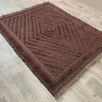 200 x 155 cm | Afghan Mushwani Rug - Khorasan Rugs