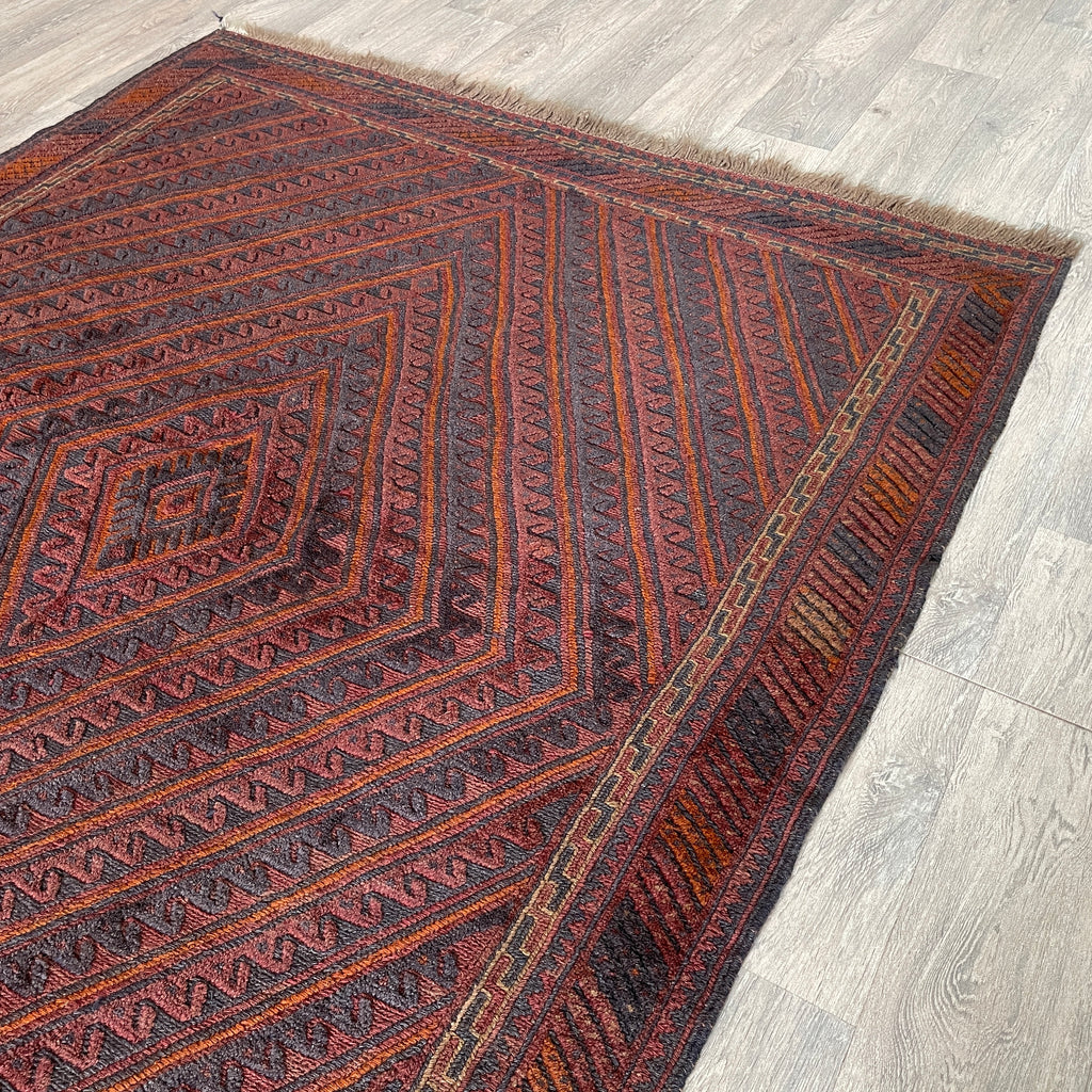 200 x 155 cm | Afghan Mushwani Rug - Khorasan Rugs