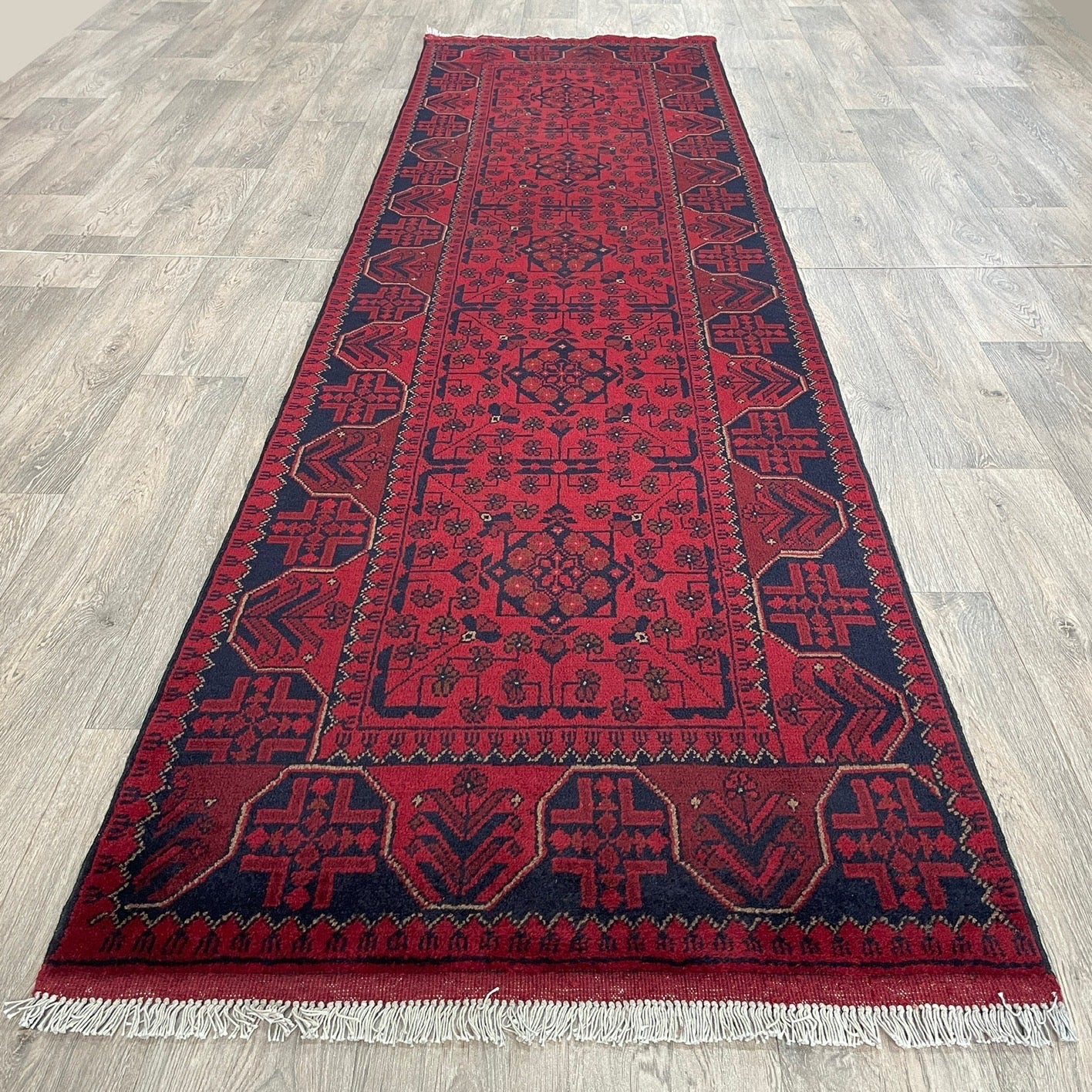 305 x 84 cm | Afghan Khal Muhammadi Runner