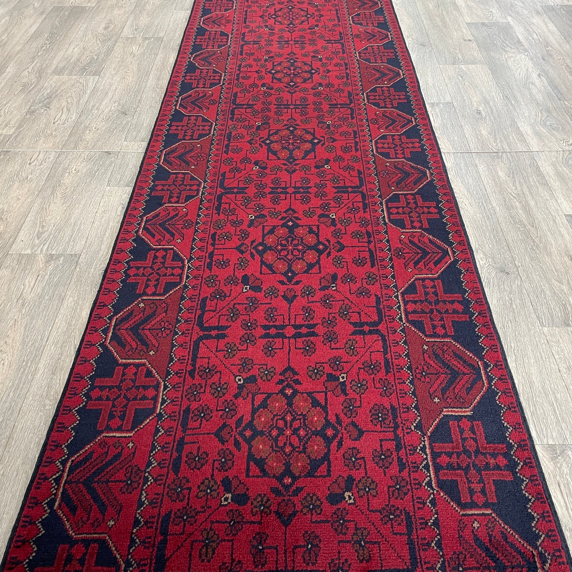305 x 84 cm | Afghan Khal Muhammadi Runner