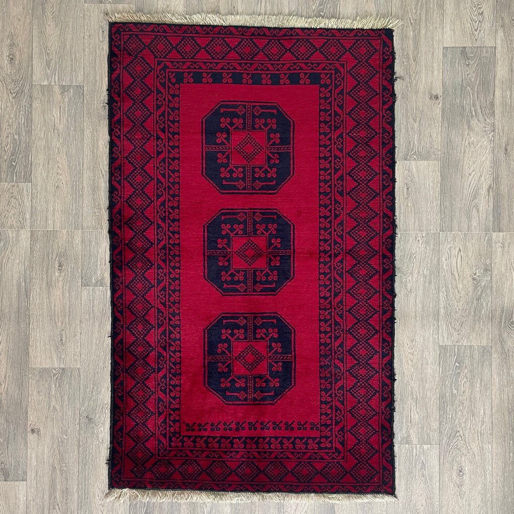 Old Afghan Ersari Baluch Rug c. 1980