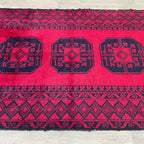 Old Afghan Ersari Baluch Rug c. 1980