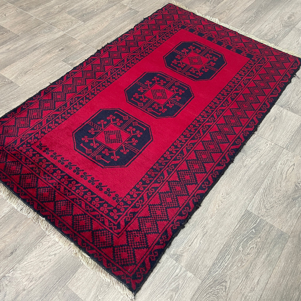 Old Afghan Ersari Baluch Rug c. 1980